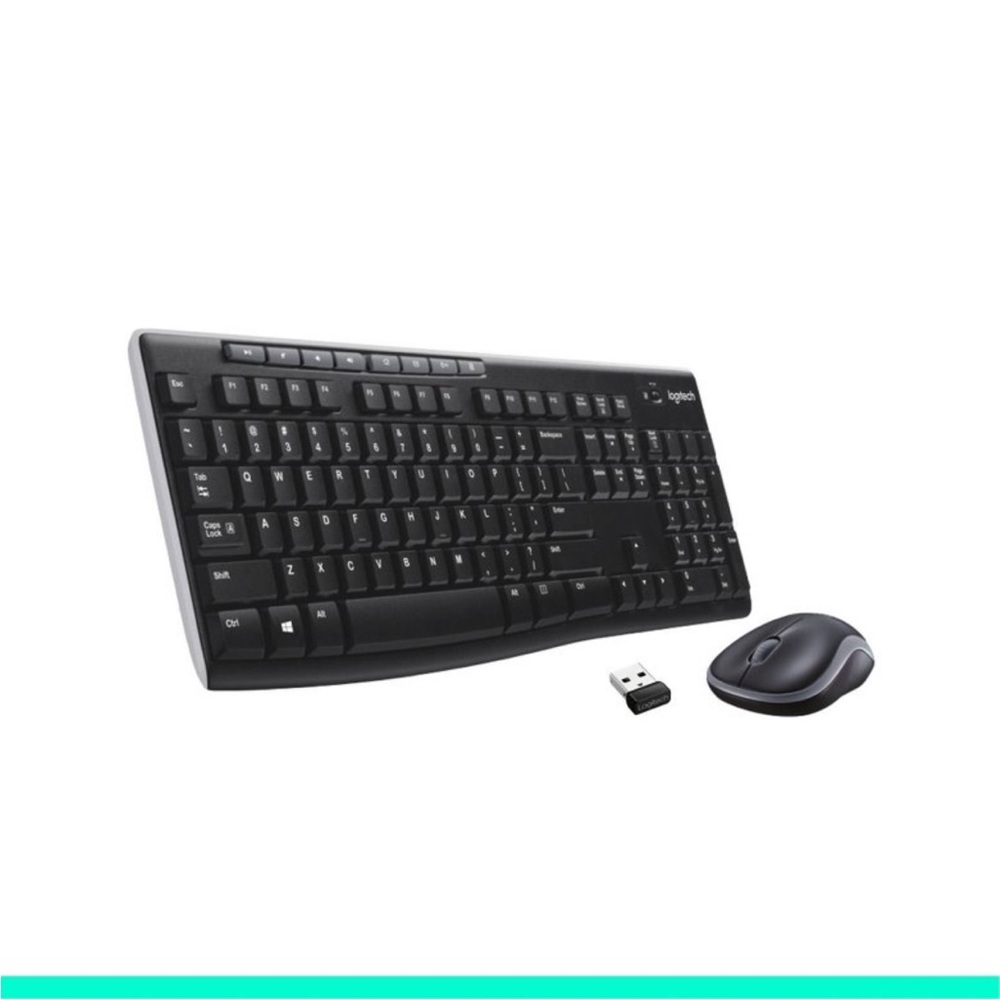 Logitech Wireless Keyboard & Mouse Combo – Full Size, USB Receiver, Brand New - Picture 5 of 9